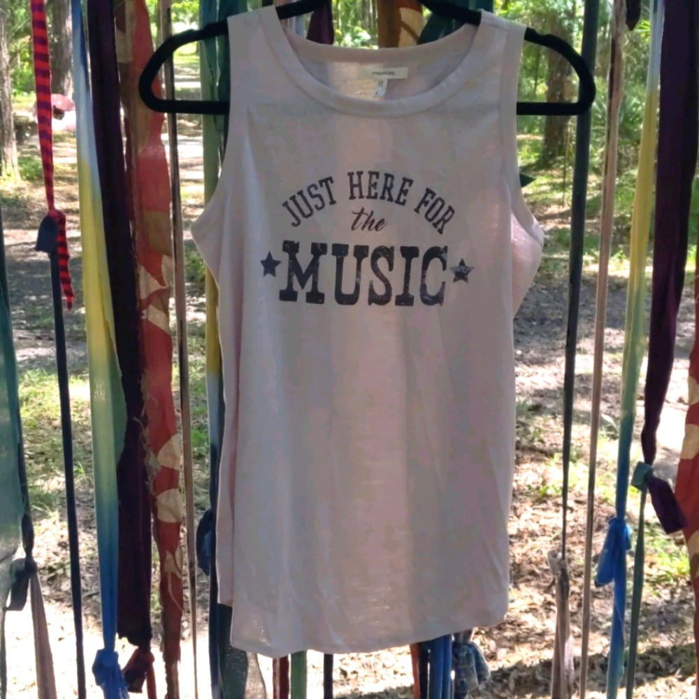 Just here for the music shirt